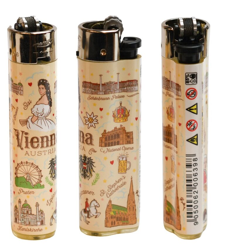Clipper Feuerzeug I love Vienna / Wien, Art.Nr. CL-3005