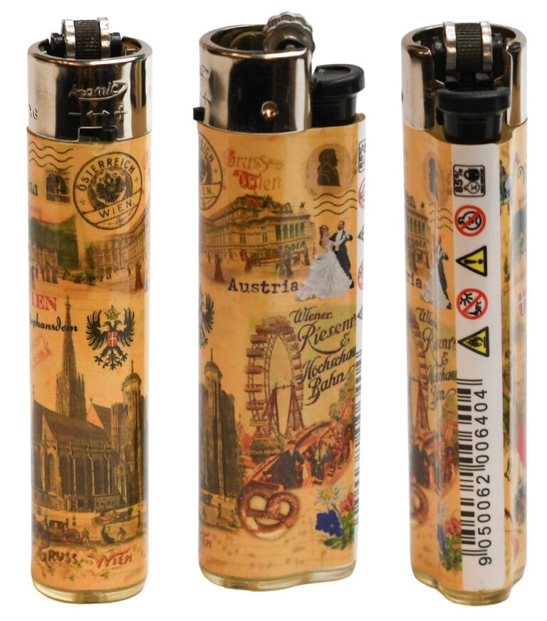 Clipper Feuerzeug I love Vienna / Wien, Art.Nr. CL-3006