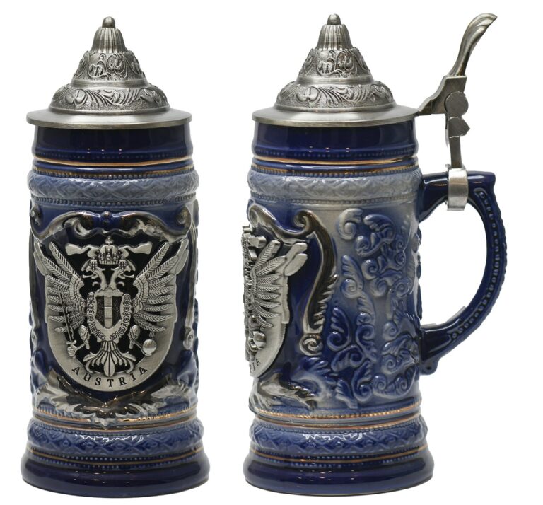 Bierkrug blau 19 cm, Art.Nr. S19428M