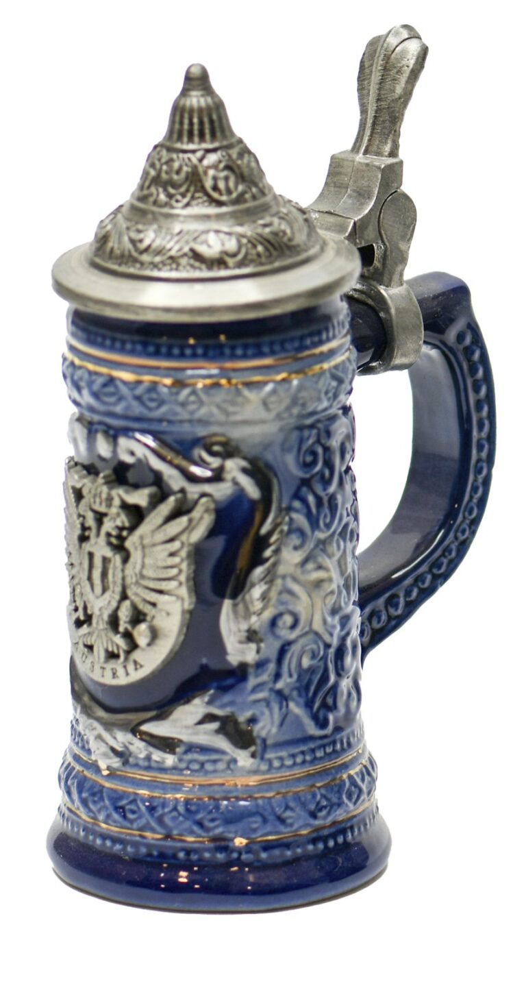 Bierkrug blau 10 cm, Art.Nr. S19428M